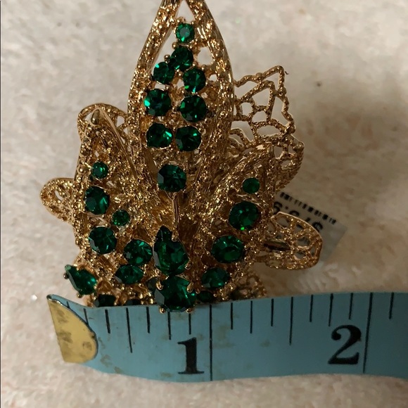 DECO BRILLIANT LEAF RING - Picture 7 of 8